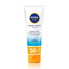 Protetor Solar Facial Nivea Beauty Pele Oleosa Fps50 50g