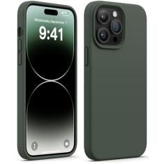 AOTESIER Capa à prova de choque projetada para iPhone 14 Pro Max, [silicone de grau alimentício] [proteção militar contra quedas] com forro antiarranhões capa protetora para celular para 14 ProMax, 17