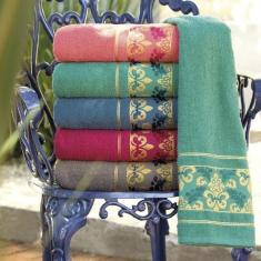 Toalha de Banho Delicata Splendore 70cm x 1,30m - Atlântica, Vermelho 