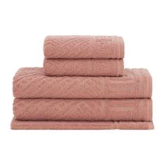 Jogo Toalhas Banhão Buddemeyer 5p Olimpo Salmão 1385