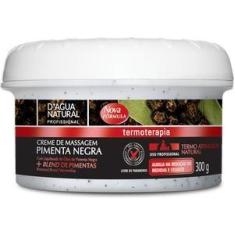 Creme de massagem pimenta negra dágua natural 300g - DAGUA NATURAL