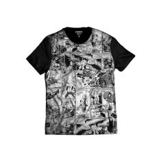 Camiseta Gibis História em Quadrinhos Heróis-Masculino