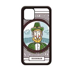 Capa Irishman Green Husbandry Illustration para iPhone 12 Pro Max para Apple Mini Mobile Case Shell