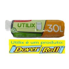 Sacos Para Lixo Utilix Dover Roll 30L Preto Com 50 Unidades