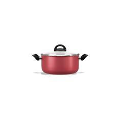 Caçarola Com Tampa Brinox Chilli 4,5 Litros Ø 24 cm Cereja