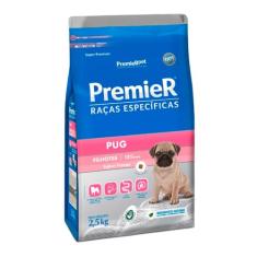Ração Premier Raças Específicas Pug Cães Filhotes Porte Pequeno Frango 2,5kg