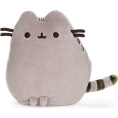 GUND Pusheen Squisheen Pet Pose Pelúcia Gato Animal Recheado, Cinza, 6"