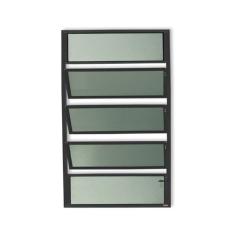 Janela de Alumínio Basculante 100x60cm Vidro Mini Boreal Plus Brimak