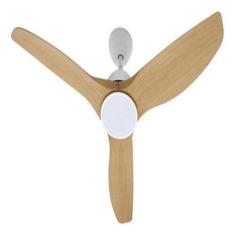 Ventilador Teto Madeira 132Cm Led 3 Cores Controle Bivolt - Artec, Biv