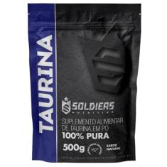 L-Taurina 500g - 100% Pura Importada - Soldiers Nutrition