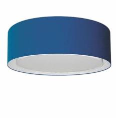 Plafon Cilíndrico Duplo Vivare Md-3038 Cúpula em Tecido 80x30cm - Bivolt