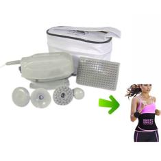 Aparelho de Massagem Elétrico Profissional + Cinta Térmica Modeladora 