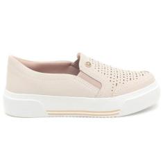 Tênis Kolosh Slip On Microfuros Flatform Feminino C3546-Feminino