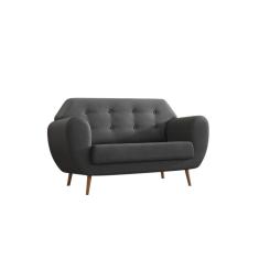 Sofá 2 Lugares Beegees Linho Cinza