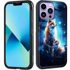 ZQLPLZR Capa magnética para iPhone 15 Pro Max, [compatível com MagSafe] [proteção contra quedas de grau militar] Capa de telefone resistente à prova de choque para iPhone 15 Pro Max de 6,7 polegadas,