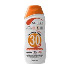 Protetor Bloqueador Solar FPS 30 Bisnaga 120 ML NUTRIEX