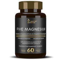 Five Magnesium 5 Magnésio Óxido Taurato Quelato Bisglicinato Cloreto 6