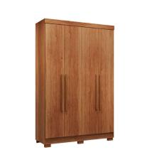 Guarda Roupa Solteiro 4 Portas Recife c- Pés Salleto Cinamomo