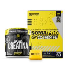 Kit Soma pro Ultimate + Creatina 90g + Porta Cáps
