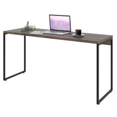 Mesa De Escritório Escrivaninha 150cm Dynamica Industrial C08 Carvalho Dark - Mpozenato