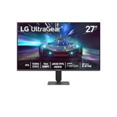 Monitor Gamer 27” LG UltraGear 27G411A-B 144Hz Full HD 1MS MBR G-SYNC FreeSync Preto