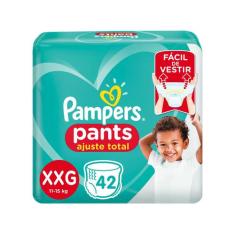 Fralda Pampers Ajuste Total Pants Calça - Tam. Xxg 14 A 25Kg 42 Unidad