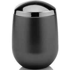 Porta Algodão Belly Vintage Suporte De Cotonete Pia Banheiro Grafite