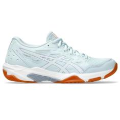 ASICS Tênis feminino de vôlei Gel-Rocket 11, Cinza frio/branco, 40