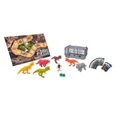 Jogo Tabuleiro Carta Dino Game Capture Dinossauro Brinquedo - Adijomar