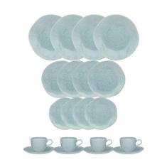 Aparelho De Jantar E Chá Ryo Blue Bay 20 Peças Oxford