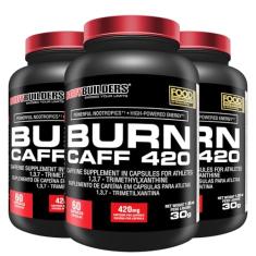 Kit 3x Pré Treino Burn Caff - Bodybuilders