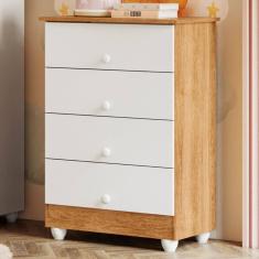 Cômoda 4 Gavetas Soft Life Tigus Baby