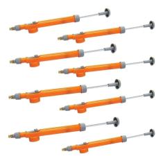 Pulverizador Spray De Pressão Bestfer Garrafa Pet Com 8 Unidades