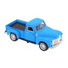 Miniatura Carrinho Chevrolet de Metal Pickup 3100 Azul (1950) - Gici K