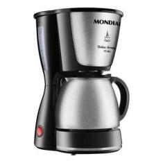 Cafeteira Eletrica Mondial Dolce Arome, 15 Xicaras, Inox, Preta, 550 W, 220v - C-34 JI