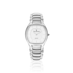 Relógio De Pulso Jean Vernier Masculino Pulseira Aço Jv06213