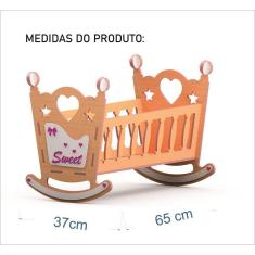 Berço Star Compatível Com Bebe Reborn P - Darama