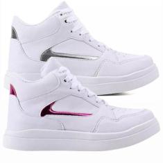Kit 2 Tênis Botinha Feminina Bota Academia Super Macia - Lopes Shoes, 