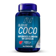 Nutrends Óleo De Coco Suplemento alimentar 1000Mg 120 Cápsulas