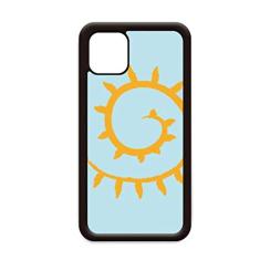 Capa para iPhone 11 Pro Max Pintura à mão com folhas de luz do sol para Apple Mobile Case Shell