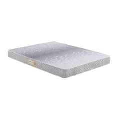 Colchão Casal Ecoflex Espuma D28 Ecoline Liso 128x188x12cm Cinza