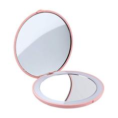 Espelho De Maquiagem Com Aumento De 10 Vezes Mini Espelho Led Espelho Dobrável De Aumento Espelho Cosmético Portátil Lupa Led Pequena Plástico Abs Ferramentas De Maquiagem Viagem