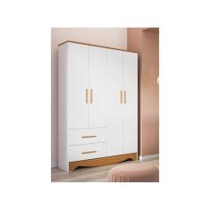 Guarda Roupa Infantil Clara Moveis Peroba 04 portas Ls MDF