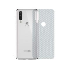 Película Traseira De Fibra De Carbono Transparente Para Motorola One Action - Gorila Shield