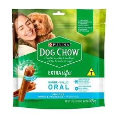 Petisco Purina Dog Chow Extra Life Saúde Oral para Cães de Porte Mini 