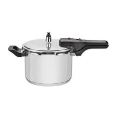 Panela de Pressão Brava em Aço Inox 6 L Tramontina, 6L, Prata