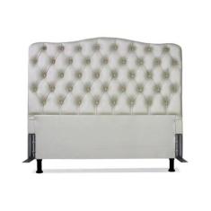 Cabeceira Casal 138 - Bello Box - Dunas Sintético Bege