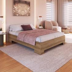 Cama Casal Queen Xangai para colchões 158x198 cm CX1160 Art in Móveis,