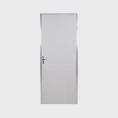 Kit Porta de Madeira Lisa 212x75cm com Batente de Aluminio 3,6cm Ecomadeiral mgm