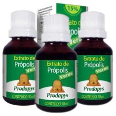 Própolis Verde Extrato 30Ml Kit Com 3 - Prodapys